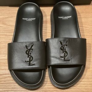 Saint Lauren Leather Sandal